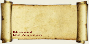 Vuk Velebit vizit kartica